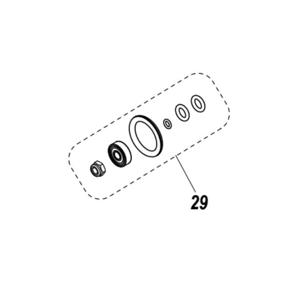 Sanremo Steam Valve Front Rebuild Kit - F18