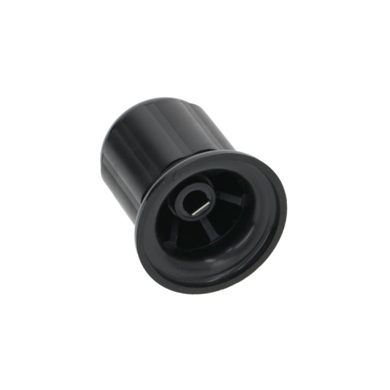 Grimac Black Plastic Water Valve Knob with Rubber Grip