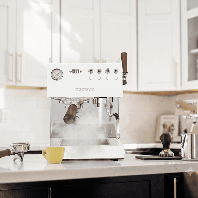 Ascaso Steel DUO PLUS PID Espresso Machine (White) | Dual