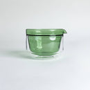 green glass matcha bowl