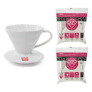 Hario V60-02 Pour Over Starter Kit (1–4 Cups)
