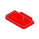 Nuova Simonelli Oscar II Drip Tray - Red (Special Order Item)