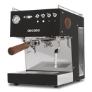 Black Ascaso espresso machine on a white background