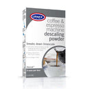 Urnex Dezcal descaling powder box for coffee and espresso machines