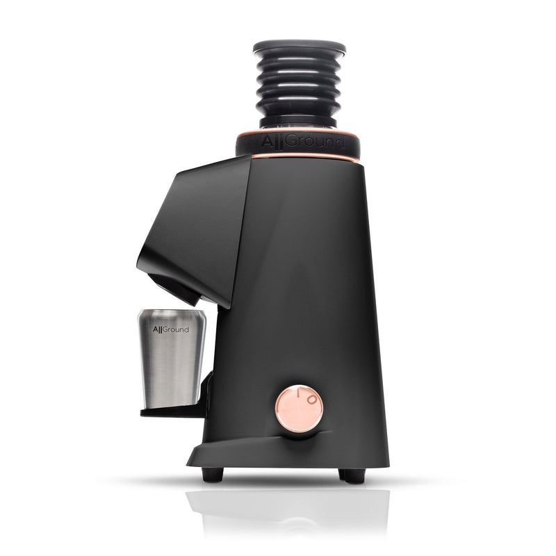 black with rosegold fiorenzato probrew grinder