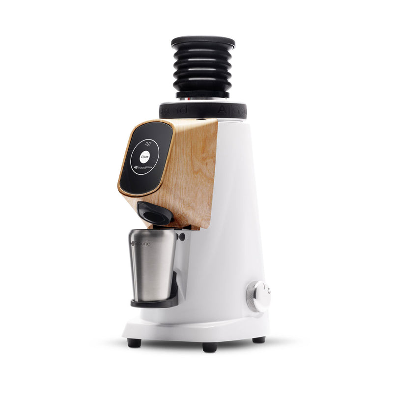 white with wood fiorenzato probrew grinder