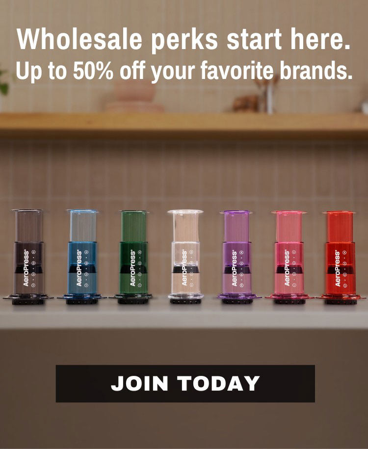 aeropress wholesale banner