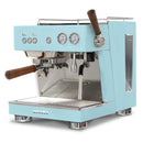 mist blue ascaso baby t single group espresso machine