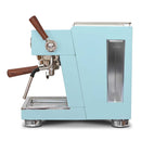 mist blue ascaso baby t single group espresso machine