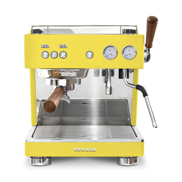 Ascaso Baby T Plus 1 Group Automatic Espresso Machine - Butter Yellow