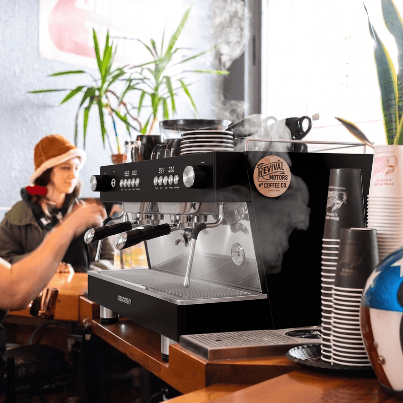 Ascaso Barista T One Automatic 2 Group Espresso Machine - Matte Black