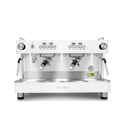 Ascaso Barista T One Automatic 2 Group Espresso Machine - White