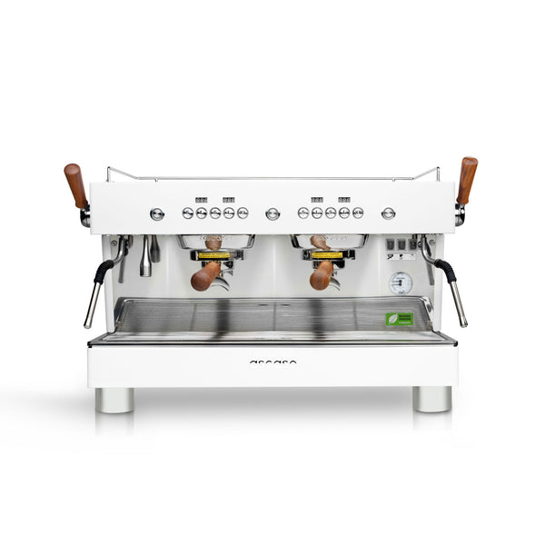 Ascaso Barista T Plus Automatic 2 Group Espresso Machine - White