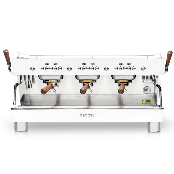 white barista t plus 3 group machine