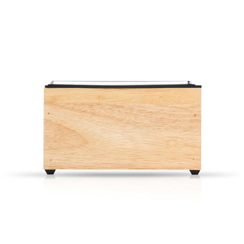 barista basics maple knockbox six by six by four inches