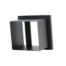 barista basics stainless steel black open knockbox