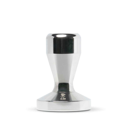 Barista Basics Ghost Polish Tamper – 58mm Flat, Stainless Steel