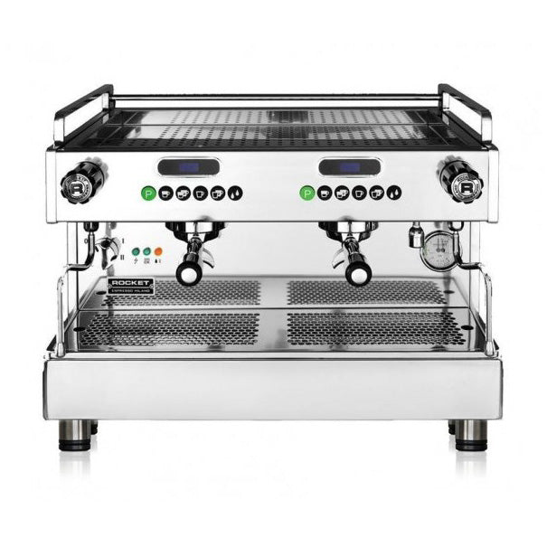 rocket boxer timer two group espresso machine