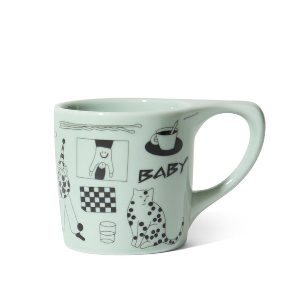 notNeutral x Katya Krasnova Lino Mug, Sage