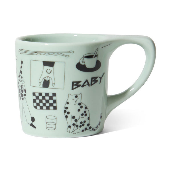 notNeutral x Katya Krasnova Lino Mug, Sage