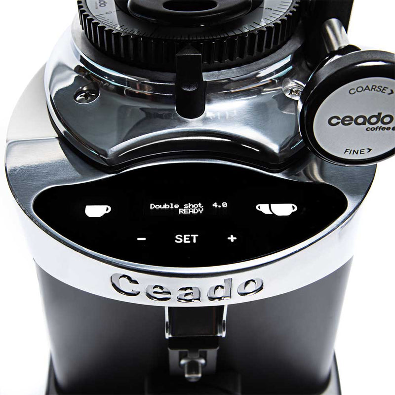 black ceado e37s espresso grinder