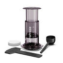aeropress clear black espresso brewer