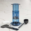 aeropress clear blue espresso brewer