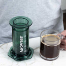 aeropress clear green espresso brewer