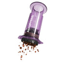 aeropress clear purple espresso brewer 