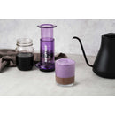 aeropress clear purple espresso brewer 