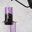 aeropress clear purple espresso brewer 