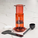 aeropress clear red espresso brewer 