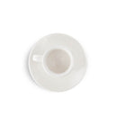 white 2 ounce espresso cup and saucer