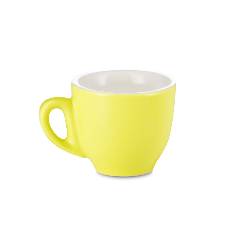 Espresso Parts Porcelain Espresso Cup & Saucer - Yellow (2oz/70ml)