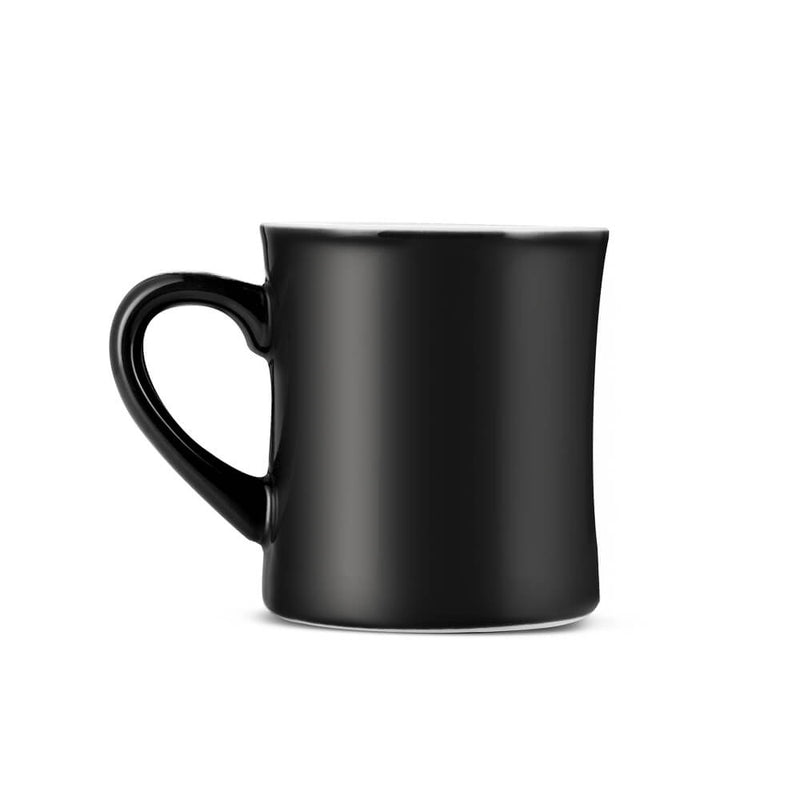 Espresso Parts Porcelain Diner Mug - Black (10oz/305ml)