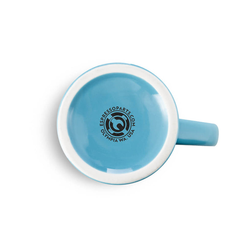 blue porcelain diner mug