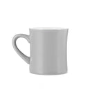 10 ounce grey diner mug