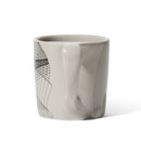dots to lines grey diner art mug