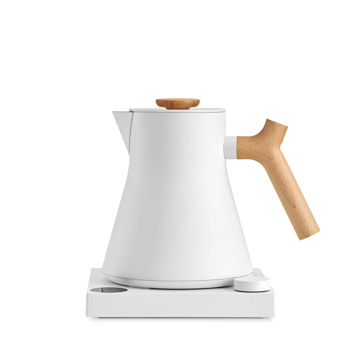 Fellow Corvo EKG Electric Kettle - Matte White w/ Maple