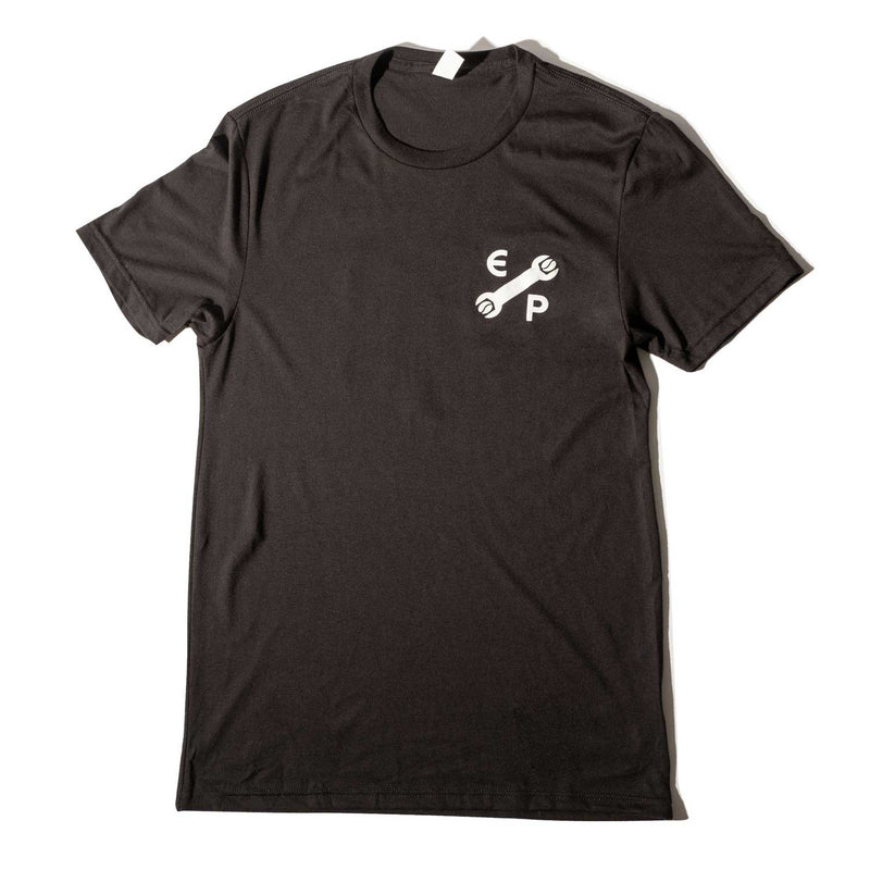 espresso parts black jolly roger tee 