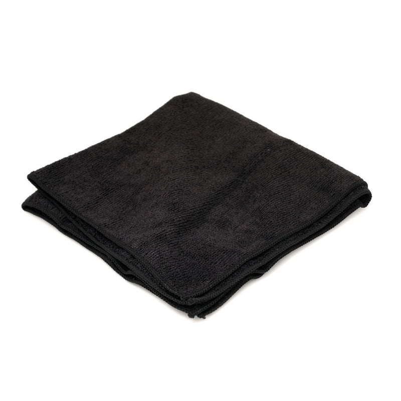 black microfiber cloth