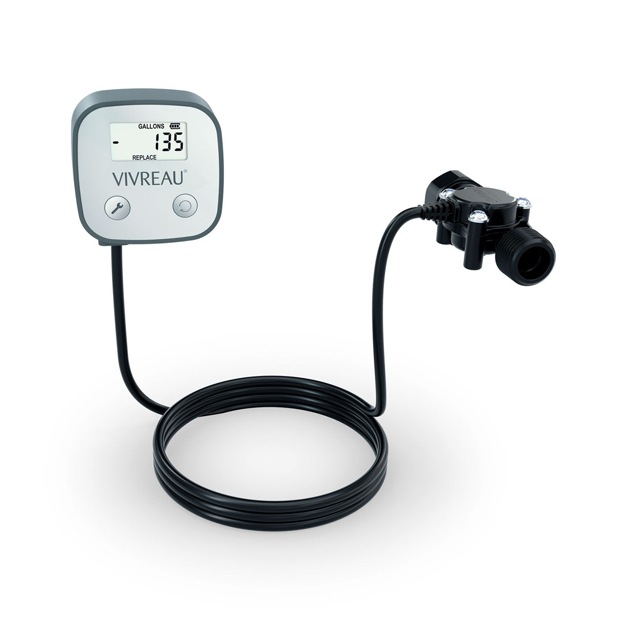 VIVREAU Water Flowmeter 10 - 100 A (connection 1/2