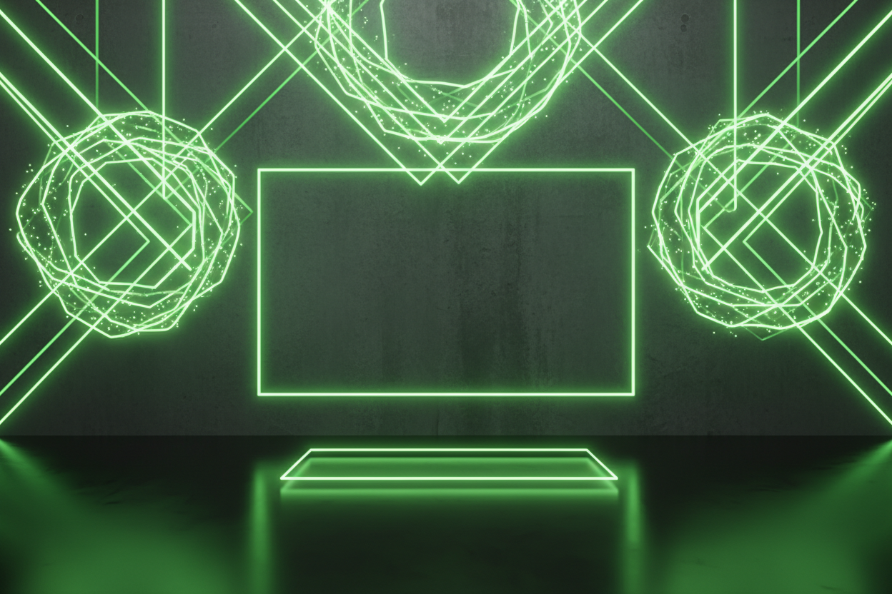 how about neon lights and let me pop in products