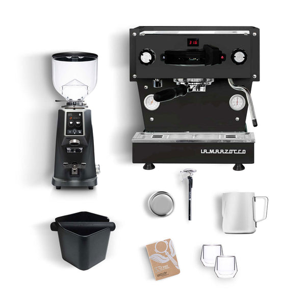 black linea mini espresso machine kit