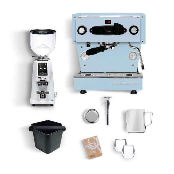blue linea mini espresso machine kit