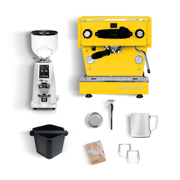 blue linea mini espresso machine kit