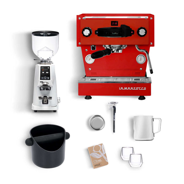 La Marzocco Linea Mini x F4 Home Espresso Kit - Red/White