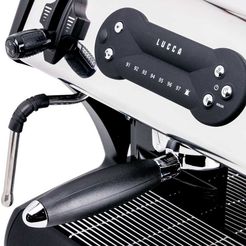 lucca a53 mini espresso machine black