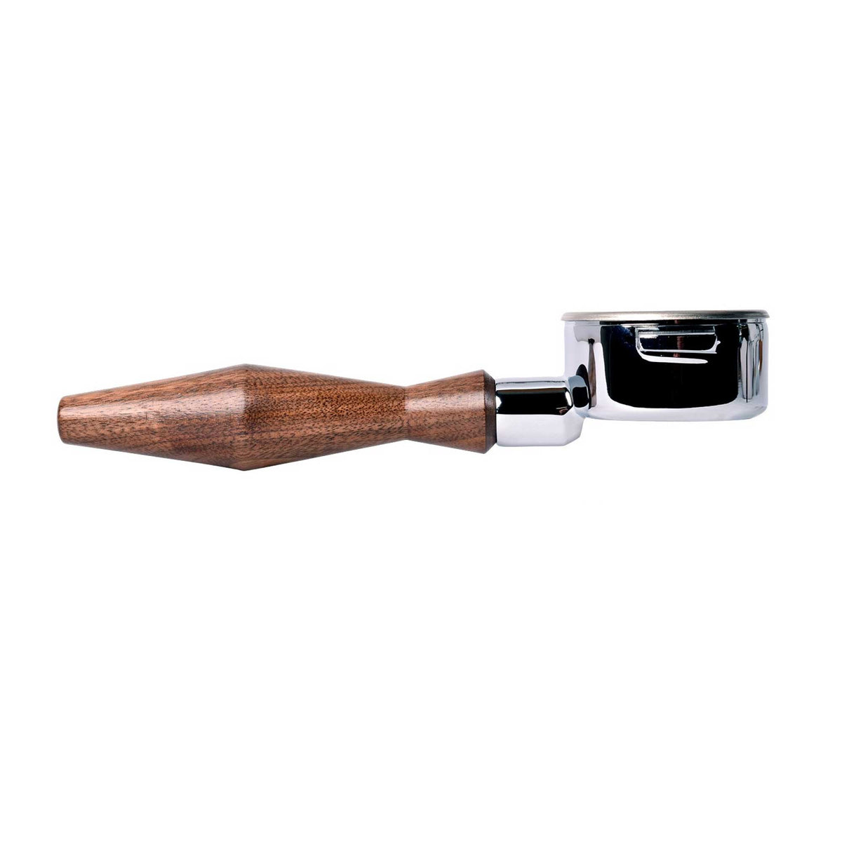 バンブーメモリー Lucca A53 Bottomless Portafilter 53mm - Walnut