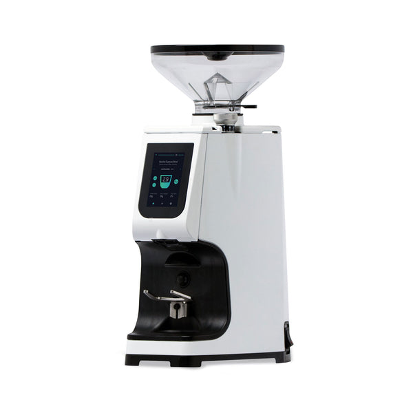 eureka atom 75 grinder white